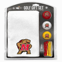 Maryland Terrapins Microfiber Towel Gift Set - 16 x 40 (White)