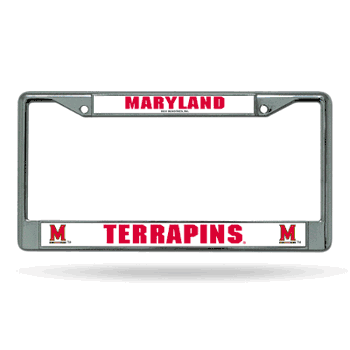Maryland Terrapins Chrome Frame