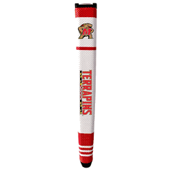 Maryland Terrapins Putter Grip (White with colored stripes)