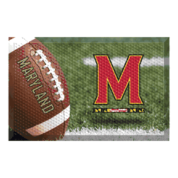 Maryland Terrapins Rubber Scraper Door Mat