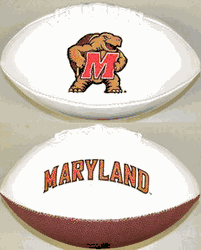 Maryland Terrapins Signature Series Full Size Football