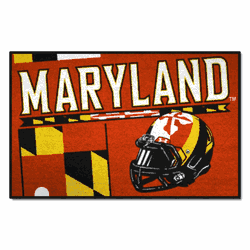Maryland Terrapins Starter Mat Accent Rug - 19in. x 30in., Unifrom Design