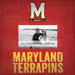Maryland Terrapins Team Name 10"x10" Picture Frame