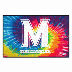 Maryland Terrapins Tie Dye Starter Mat Accent Rug - 19in. x 30in.