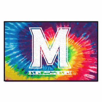 Maryland Terrapins Tie Dye Starter Mat Accent Rug - 19in. x 30in.