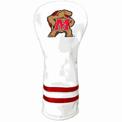 Maryland Terrapins Vintage Fairway Headcover (White)