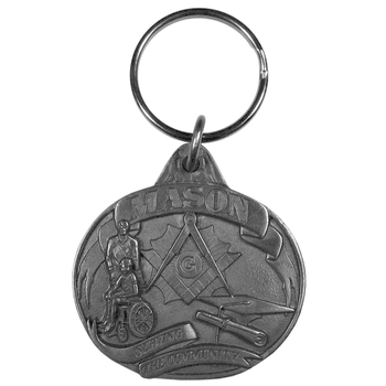Mason Antiqued Key Chain