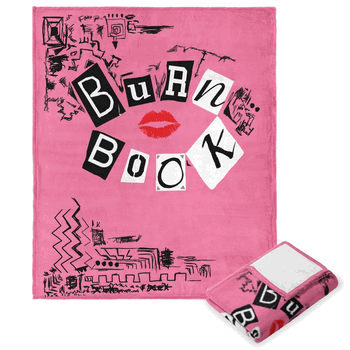 Mean Girls Burn Book Silk Touch Throw 50 x 60 inches