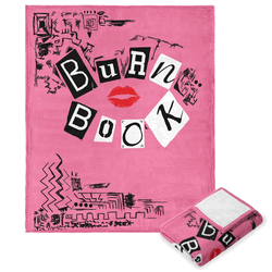 Mean Girls Burn Book Silk Touch Throw 50 x 60 inches
