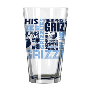 Memphis Grizzlies 16oz Spirit Pint Glass