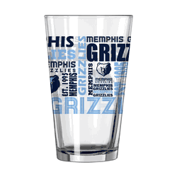 Memphis Grizzlies 16oz Spirit Pint Glass