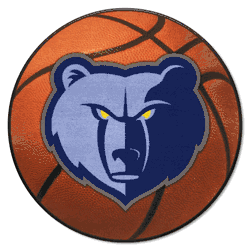 Memphis Grizzlies Basketball Rug - 27in. Diameter