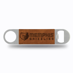 Memphis Grizzlies Brown Laser Engraved Bar Blade