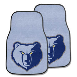 Memphis Grizzlies Front Carpet Car Mat Set - 2 Pieces