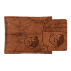 Memphis Grizzlies  Genuine Leather Slider Wallet