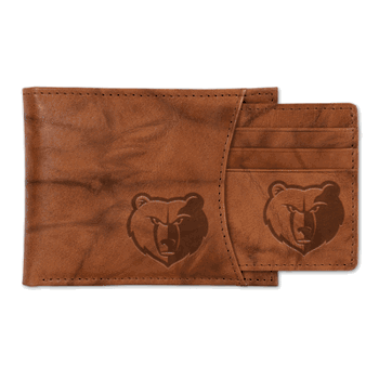 Memphis Grizzlies  Genuine Leather Slider Wallet