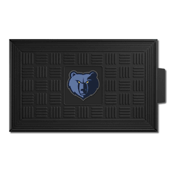 Memphis Grizzlies Heavy Duty Vinyl Medallion Door Mat - 19.5in. x 31in.