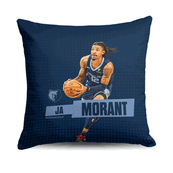 Memphis Grizzlies Ja Morant NBA Throw Pillow 18x18 inches