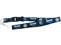 Memphis Grizzlies Lanyard - Breakaway with Key Ring