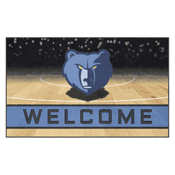 Memphis Grizzlies Rubber Door Mat - 18in. x 30in.