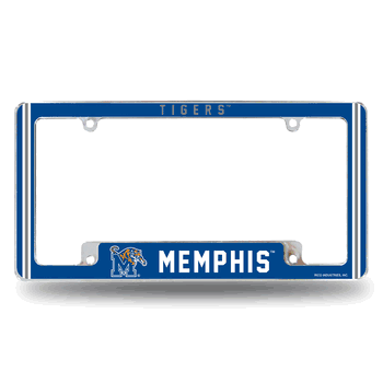 Memphis Tigers Alternate Design All Over Chrome Frame