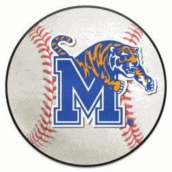 Memphis Tigers Baseball Rug - 27in. Diameter
