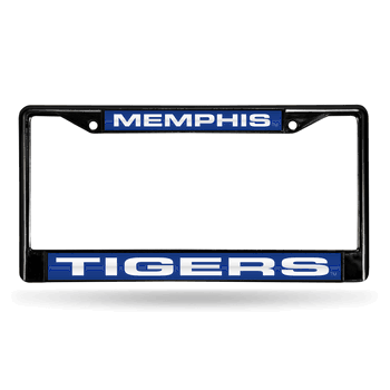 Memphis Tigers Black Laser Chrome Frame