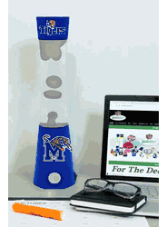 Memphis Tigers Magma Lamp - Bluetooth Speaker