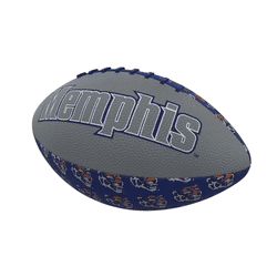 Memphis Tigers Repeating Mini-Size Rubber Football