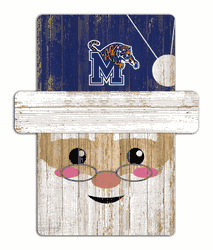 Memphis Tigers Santa Ornament