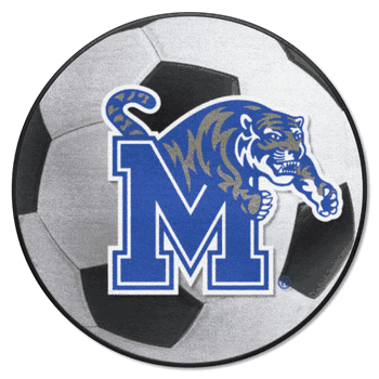 Memphis Tigers Soccer Ball Rug - 27in. Diameter