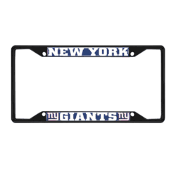 Metal License Plate Frames Black Finish