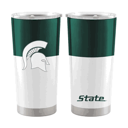 MI State Colorblock 20oz Stainless Tumbler