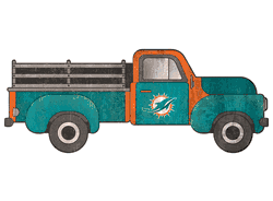 Miami Dolphins 15in Truck cutout