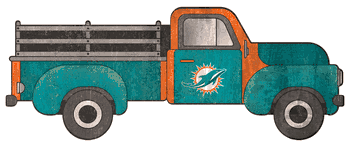 Miami Dolphins 15in Truck cutout