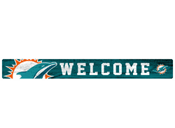 Miami Dolphins 16in. Welcome Strip