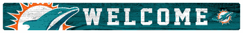 Miami Dolphins 16in. Welcome Strip