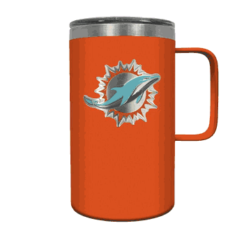 Miami Dolphins 18oz Hustle Travel Mug