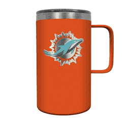 Miami Dolphins 18oz Hustle Travel Mug