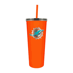 Miami Dolphins 24oz New Skinny Tumbler