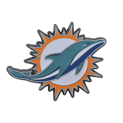 Miami Dolphins 3D Color Metal Emblem