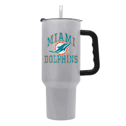 Miami Dolphins 40oz Athletic Powder Coat Tumbler