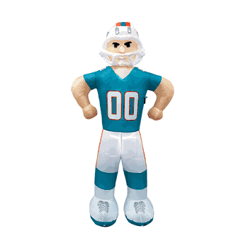 Miami Dolphins 7ft Yard Inflatable Player