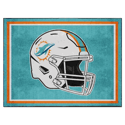 Miami Dolphins 8ft. x 10 ft. Plush Area Rug