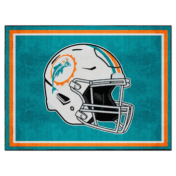 Miami Dolphins 8ft. x 10 ft. Plush Area Rug