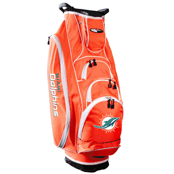 Miami Dolphins Albatross Golf Cart Bag - Orange