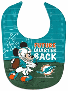 Miami Dolphins Baby Bib All Pro Future Quarterback