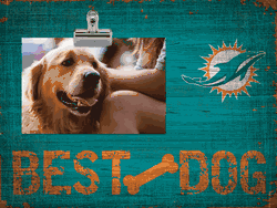 Miami Dolphins Best Dog Clip Frame