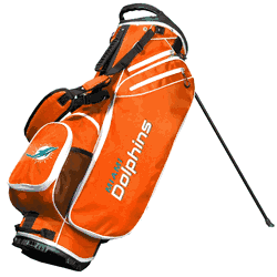 Miami Dolphins Birdie Golf Stand Bag - Orange