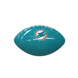 Miami Dolphins Carbon Fiber Mini-Size Glossy Football